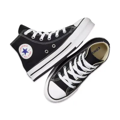 Converse 372859C Chuck Taylor All Star Eva Lift Canvas Platform Siyah-Beyaz Çocuk Spor Aya - 4
