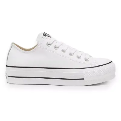 Converse 561680 Chucktaylor All Star Plat Beyaz Unisex Ayakkabı - 2