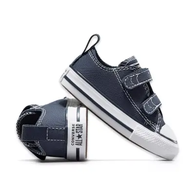 Converse 709447C Chuck Taylor All Star 2V Canvas Sneakers Mavi Çocuk Ayakkabı - 4