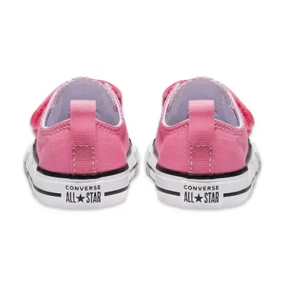 Converse 709447C Chuck Taylor All Star 2V Canvas Sneakers Pembe Çocuk Ayakkabı - 4