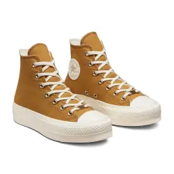 Converse A05197C Ctas Lift Hi Sneakers Kahverengi Kadın Ayakkabı - 2