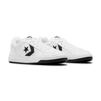 Converse A07517C Pro Blaze V2 Synthetic Leather Sneaker Beyaz-Siyah Unisex Ayakkabı - 5