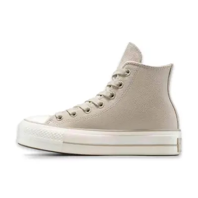 Converse A12966C Chuck Taylor All Star Lift Platform Suede Sneaker Bej Unisex Ayakkabı - 2