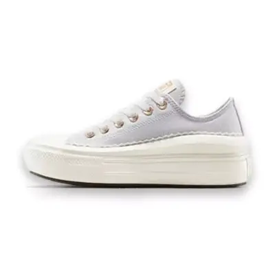 Converse A15494C Chuck Taylor All Star Move Platform Frills Sneakers Açık Gri Kadın Spor A - Converse (1)