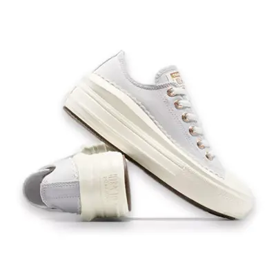 Converse A15494C Chuck Taylor All Star Move Platform Frills Sneakers Açık Gri Kadın Spor A - 4