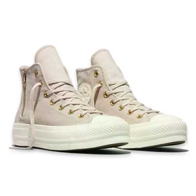 Converse A18387C Ctas Lift Hi Sneakers Ekru Kadın Ayakkabı - Converse (1)