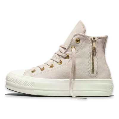 Converse A18387C Ctas Lift Hi Sneakers Ekru Kadın Ayakkabı - 3