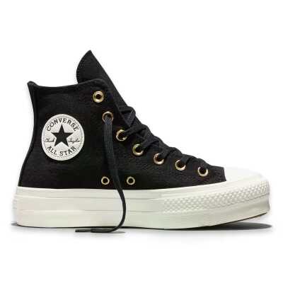 Converse A18387C Ctas Lift Hi Sneakers Siyah-Beyaz Kadın Ayakkabı - Converse