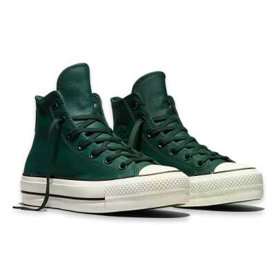 Converse A18393C Ctas Lift Hi Water Repellent Sneakers Yeşil Unisex Ayakkabı - Converse (1)