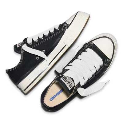 Converse A19080C Ct Throwback Ox Sneakers Siyah-Beyaz Unisex Ayakkabı - 4