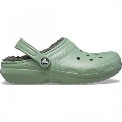 Crocs 203591M Classic Lined Clog Yeşil Unisex Terlik 