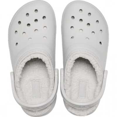 Crocs 203591Z Classic Lined Clog Gri Kadın Terlik - 3