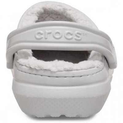Crocs 203591Z Classic Lined Clog Gri Kadın Terlik - 4