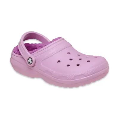Crocs 203591Z Classic Lined Clog Pembe Kadın Terlik 