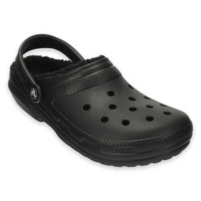 Crocs 203591Z Classic Lined Clog Siyah Kadın Terlik 