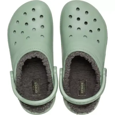 Crocs 203591Z Classic Lined Clog Yeşil Kadın Terlik - 3