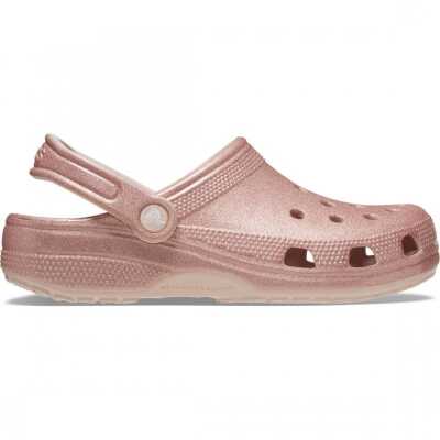 Crocs 205942 G Classic Glitter Clog Pembe Unisex Terlik - 2