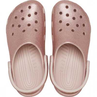 Crocs 205942 G Classic Glitter Clog Pembe Unisex Terlik - 3