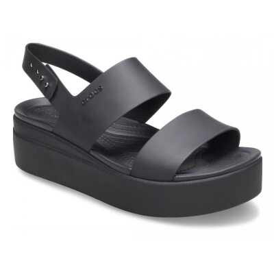 Crocs 206453 Crocs Brooklyn Low Wedge W Siyah Kadın Sandalet - 1