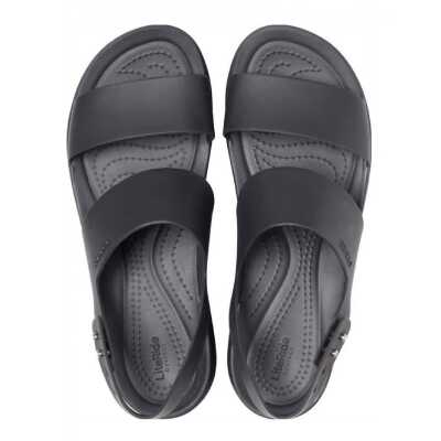 Crocs 206453 Crocs Brooklyn Low Wedge W Siyah Kadın Sandalet - 3