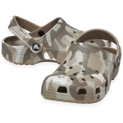 Crocs 206454 G Classic Printed Camo Clog Kamuflaj Unisex Terlik - 4