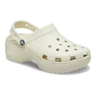Crocs 206750 G Classic Platform Clog W Krem Kadın Terlik - 1