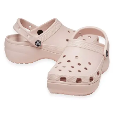 Crocs 206750 G Classic Platform Clog W Pudra Kadın Terlik - 4