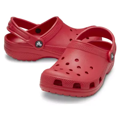 Crocs 206990 K Classic Clog T Kırmızı Çocuk Terlik - 4