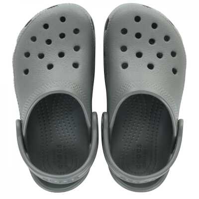 Crocs 206990 K Classic Clog T Gri Çocuk Terlik - 3