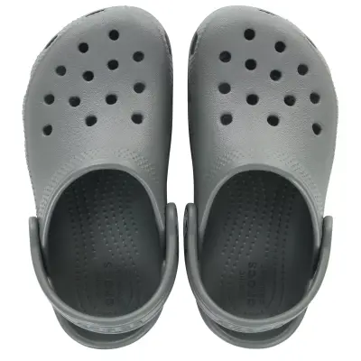 Crocs 206990 K Classic Clog T Gri Çocuk Terlik - 3