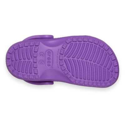 Crocs 206990 K Classic Clog T Mor Çocuk Terlik - 4