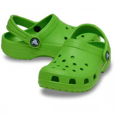 Crocs 206990 K Classic Clog T Yeşil Çocuk Terlik - 3
