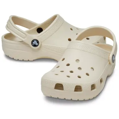 Crocs 206991 K Classic Clog K Krem Çocuk Terlik - 4
