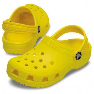 Crocs 206991 K Classic Clog K Sarı Çocuk Terlik - 3