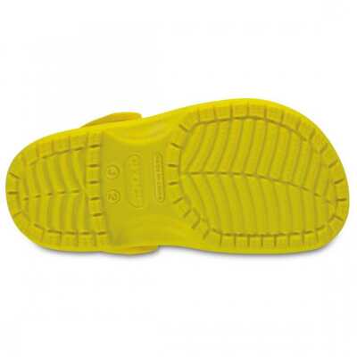 Crocs 206991 K Classic Clog K Sarı Çocuk Terlik - 5
