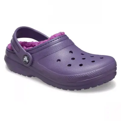 Crocs 207009 Classic Lined Clog T Mor Çocuk Terlik - 1