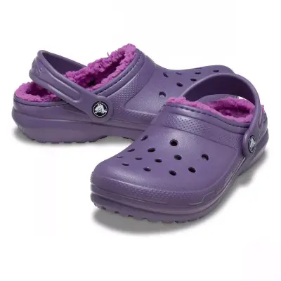 Crocs 207009 Classic Lined Clog T Mor Çocuk Terlik - 4