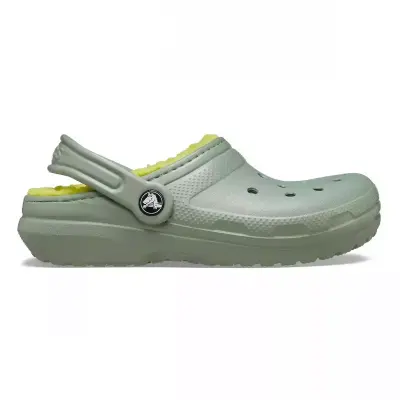 Crocs 207010 Classic Lined Clog K Açık Yeşil Çocuk Terlik - 2