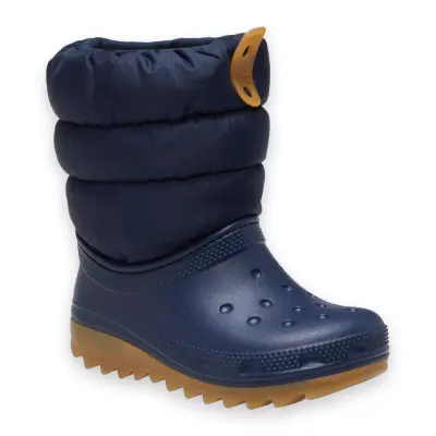 Crocs 207683 Classic Neo Puff Boot T Lacivert Çocuk Bot 