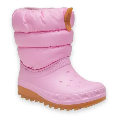Crocs 207683 Classic Neo Puff Boot T Pembe Çocuk Bot - 1