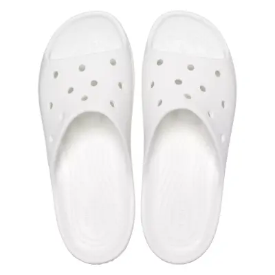 Crocs 208180 Classic Platform Slide Beyaz Unisex Terlik - 3