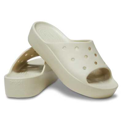 Crocs 208180 Classic Platform Slide Krem Unisex Terlik - 4