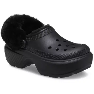 Crocs 208546 Stomp Lined Clog Siyah Kadın Terlik - 1