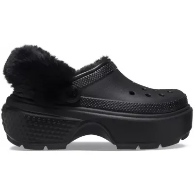 Crocs 208546 Stomp Lined Clog Siyah Kadın Terlik - Crocs (1)