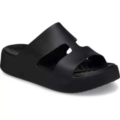 Crocs 209409 Getaway Platform H-Strap Siyah Unisex Terlik - 1