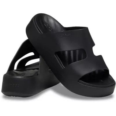 Crocs 209409 Getaway Platform H-Strap Siyah Unisex Terlik - 4