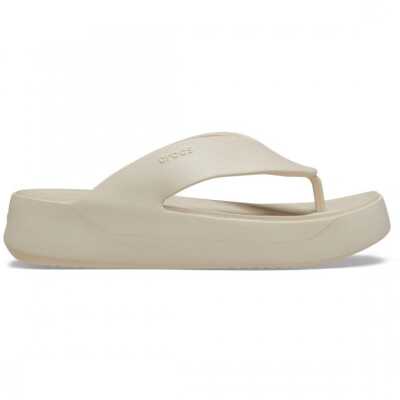 Crocs 209410 Getaway Platform Flip Krem Kadın Terlik - Crocs
