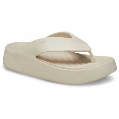 Crocs 209410 Getaway Platform Flip Krem Kadın Terlik - Crocs (1)