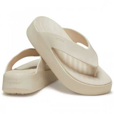 Crocs 209410 Getaway Platform Flip Krem Kadın Terlik - 3