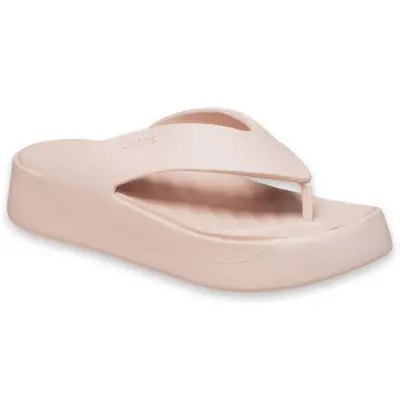 Crocs 209410 Getaway Platform Flip Pudra Kadın Terlik - 1